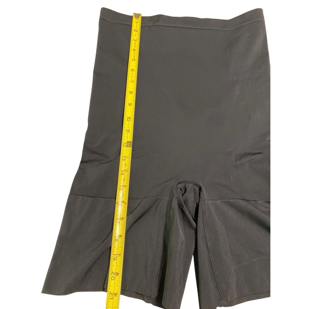 SPANX OnCore High Waisted Mid Thigh Shapewear Shorts Black 2X Plus Compression - Picture 6 of 8